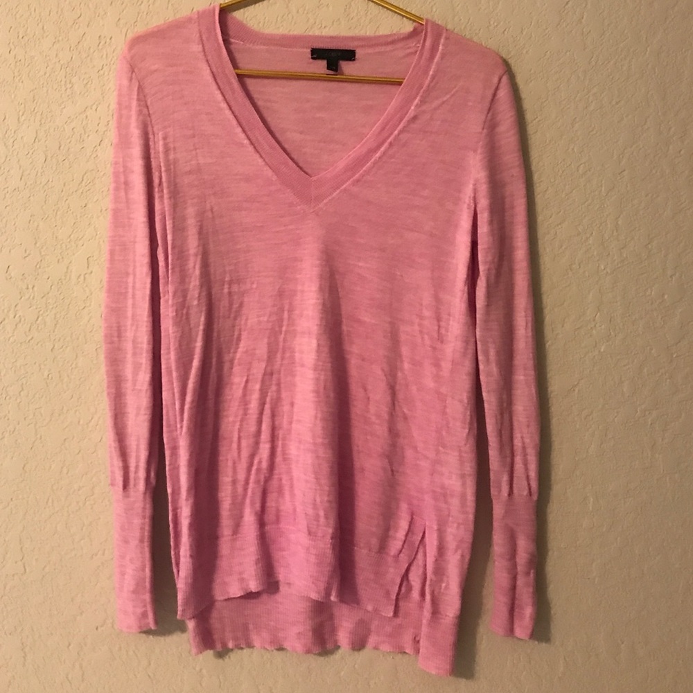 Pink J crew sweater